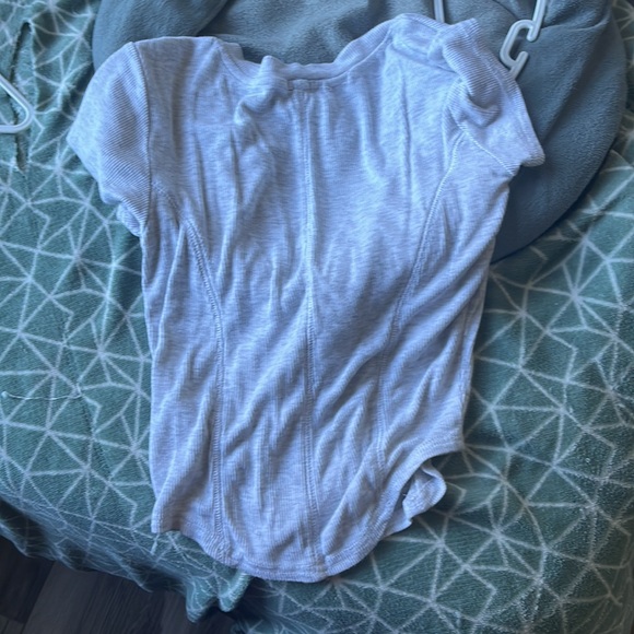 Garage corset grey crop top - Picture 3 of 4